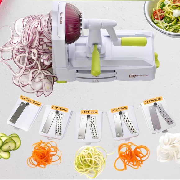 Brieftons 5-Blade Vegetable Spiralizer - Brand New - Picture 1 of 8